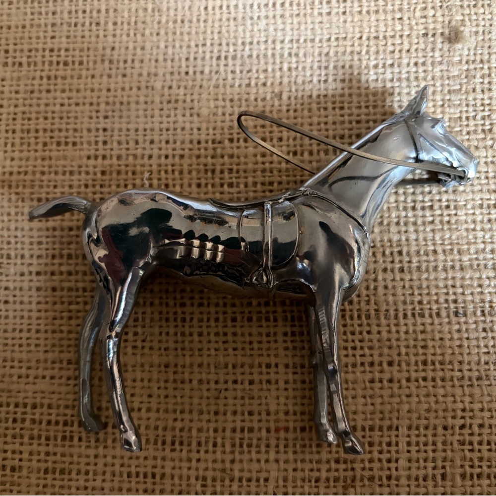 Vintage Japan Silver Metal Horse Figurine - Picture 2 of 9